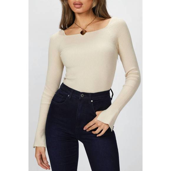 NEW HARRIS TAPPER octavia square top in ivory - Picture 4 of 5